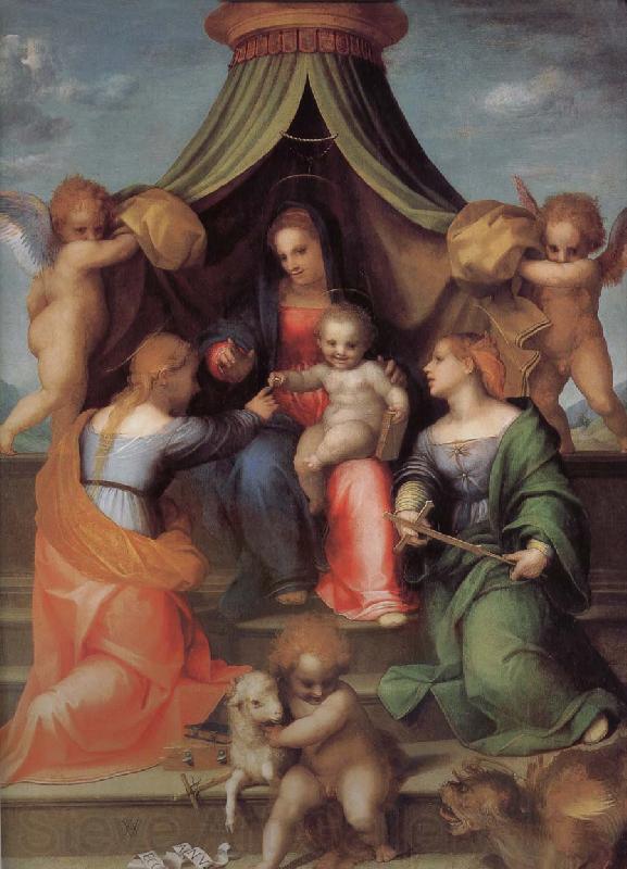 Andrea del Sarto Christ of Kisalin-s wedding France oil painting art